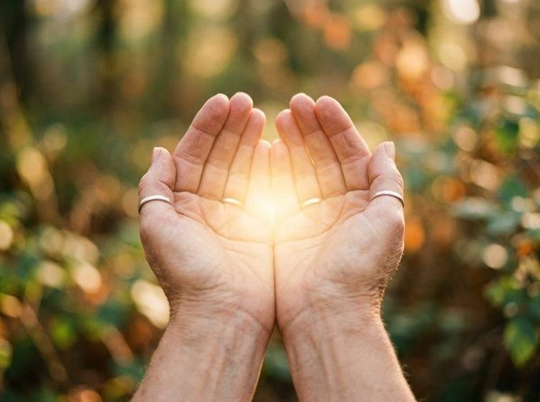 A harmonia biológica como reflexo do espírito: repousar na Presença Divina restaura mente e corpo.